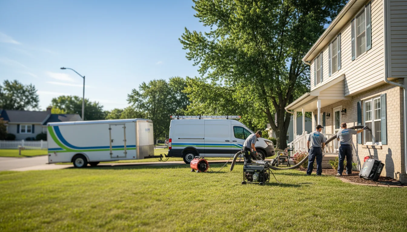 Flooded Basement Restoration And Cleanup With Repair in Table Grove, IL near me